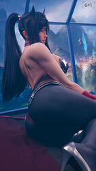 1girls 9:16 absurd_res clothed clothing female hi_res irelia_xan league_of_legends sixplusone solo