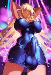 1futa ai_generated armpits balls big_breasts big_penis blonde_hair blonde_hair blue_dress blue_eyes blush breasts bulge busty cleavage curvy detailed_background detailed_bulge dress earrings erect_nipples erect_nipples_under_clothes erect_penis erection erection_under_clothes futa_only futanari gyaru hands_behind_head huge_breasts indoors large_breasts large_penis long_hair looking_at_viewer looking_down neon_lights nightclub nipples nipples_visible_through_clothing original original_character penis perfect_body phoenixeugene pose posing short_dress smirk solo solo_focus solo_futa stable_diffusion standing tan_body tan_skin testicles thick_thighs thighs tight_clothing tight_dress very_long_hair viewed_from_below wide_hips