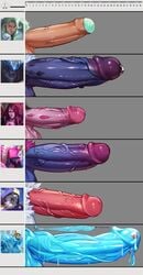 6boys bara big_penis bloodstone_taric blue_penis cats_versus_dogs_series crystal crystal_penis crystal_rose_series crystal_rose_swain dragon_world_series dragonslayer_trundle foreskin fully_retracted_foreskin gem_on_penis humanoid_penis jericho_swain jewel_on_penis league_of_legends male_focus male_only meowrick multiple_boys multiple_penises oa_reeeere partially_retracted_foreskin penis penis_piercing penis_size_chart penis_size_comparison penis_size_comparison_meme penis_size_difference piercing pool_party_series pool_party_zac pretty_kitty_rengar pubes pubic_hair purple_penis rengar rereezhang retracted_foreskin simple_background size_chart size_comparison size_difference slime slime_penis taric trundle uncircumcised uncut veiny_penis white_background yorick zac