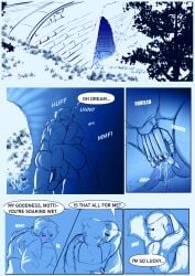 2d blush comic dialogue dream_sans_(fan_character) dreamtale dripping female fingering humanoid mothiepixie motti(mothiepixie) sans sans_au skeleton tagme teasing under_bridge undertale_(series) undertale_au