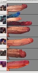 6boys atreus_(league_of_legends) balls bara big_penis blue_penis circumcised curved_penis cut darius_(league_of_legends) darkin erect_penis erection foreskin fully_retracted_foreskin garen_crownguard huge_penis jarvan_lightshield_iv kayn league_of_legends light_skin male male_only male_pubic_hair manly multi_genitalia multi_penis multiple_boys oa_reeeere pantheon partially_retracted_foreskin penile_spines penis penis_chart penis_size_chart penis_size_comparison penis_size_comparison_meme penis_size_difference pool_party_jarvan_iv pool_party_series pubes pubic_hair red_penis rereezhang retracted_foreskin rhaast_(league_of_legends) riot_games sett size_chart size_comparison size_difference spiked_penis spikes thick_penis triphallia uncircumcised unconscious uncut veins veiny_penis