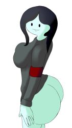 adventure_time ass ass_bigger_than_head ass_expansion cartoon_girl cartoon_network ibispaintx marceline marceline_the_vampire_queen nude_female puppetzinho semi_nude vampire vampire_girl