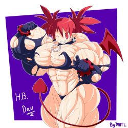 abs ass biceps big_muscles disgaea disgaea_1 etna female huge_muscles large_muscles matl muscles muscular muscular_arms muscular_female muscular_legs muscular_thighs needs_breasts nippon_ichi_software pecs tail