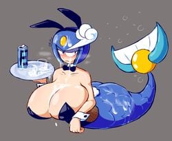 big_ass big_breasts bunnysuit fupoo mega_man mega_man(classic) mermaid splash_woman tagme