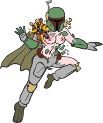 boba_fett booba_fett color colored exposed_breasts genderswap genderswap_(mtf) helmet rule_63 star_wars tagme torn_clothes transparent_background wonderelagon