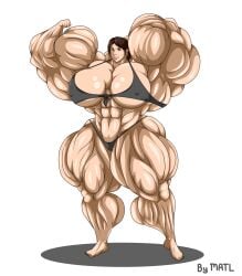 abs biceps breasts female matl metal_gear_solid metal_gear_solid_v muscles muscular muscular_arms muscular_female muscular_legs muscular_thighs pecs quiet_(metal_gear)