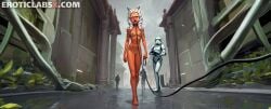 1girls ahsoka_in_exile ahsoka_tano ahsoka_tano_(imperial) ai_generated captured clone clone_wars defeated fantasy female humiliated humiliating humiliation leashed_collar restrained restraints star_wars