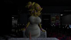 3d animated anthro ass chica_(cally3d) chica_(fnaf) chiku dildo five_nights_at_freddy's fredina's_nightclub mp4 no_sound robot sex_toy solo spenic tagme video