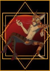 1boy animal_humanoid anthro bulge dorian_zibowski feline feminine_male furry gay image_set lackadaisy lingerie lingerie_only male male_focus male_only novadoesart pose seductive tail thighhighs webcomic