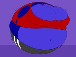 big_ass big_breasts blueberry_inflation breasts bubble_butt huge_ass lj_caffie sunken_head sunken_limbs thick_thighs wide_hips