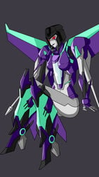 1girls alien alien_girl ass boobs breasts female female_only machine medium_breasts red_eyes robot robot_girl round_ass slipstream solo solo_female thick_thighs tits transformers wings