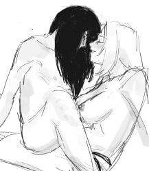 black_hair lap_sitting naruto orochimaru orotsu pegging riding strap-on strapon tsunade