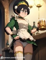 1girls ai_generated avatar_legends avatar_the_last_airbender black_hair earth_kingdom female sultralis sultralis870 toph_bei_fong