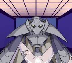 2022 4_arms animated body_markings clone_wars_(2003) cyborg english_dialogue english_text female female_pov general_grievous heart kaleesh multi_arm multi_limb offscreen_female paheal star_wars unknown_artist white_cape yellow_sclera