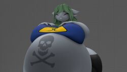 bbw big_breasts breasts female huge_breasts kingofthekabuto overweight queenofthekabuto thick_thighs wide_hips