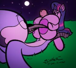 big_breasts big_penis boobjob breast_squeeze breasts cartoon_network crossover furry grass hyper illis large_breasts meme moon mordecai mordecai_(regular_show) mordetwi my_little_pony night outercourse paizuri penis pony regular_show sex sinclair_(artist) squeezing_breast stars straight twilight_sparkle_(mlp)