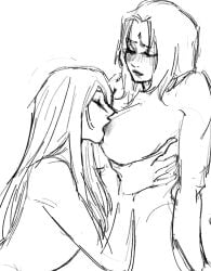 big_breasts naruto nipple_play nipple_suck nipples orochimaru orotsu tsunade