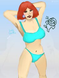 bikini family_guy lois_griffin peter_griffin reena reenadraws sexy_pose tagme