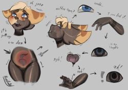 anthro blue_eyes brain female hi_res internal lombax mammal moomaid nylon open_mouth organs penetration ratchet_and_clank solo sony_corporation sony_interactive_entertainment symbiote text transformation transformation_sequence