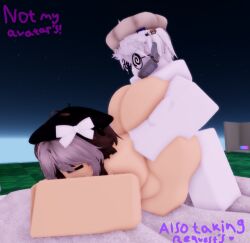 bed bent_over big_ass big_breasts commission request roblox roblox_avatar roblox_studio robloxian white_skin