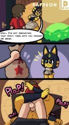 animal_crossing ankha bratty_correction catgirl comic d-nix female furry leglock nintendo onomatopoeia prostitution sex tagme villager_(animal_crossing)