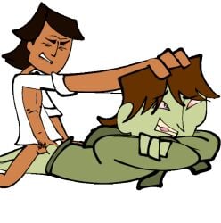 2boys animated anpric_mierda eeeeeeeeeeh ezekiel_(tdi) gay_sex grrr male_only noah_(tdi) total_drama_island xd