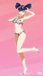 asian bikini musa musa_(winx_club) r3dfive rainbow_(animation_studio) short_hair tagme twintails wet winx_club