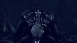 1boy 1girls 3d alien_(franchise) deepthroat fellatio female_xenomorph huge_ass huge_breasts human_on_humanoid lewdsoundv2 moaning pov rayhuma sound tagme taironva thick_lips thick_thighs video xenomorph xenomorph_queen