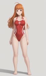 ai_generated atlus breasts female female_only lifeguard_swimsuit lr6777 nai_diffusion persona persona_5 sakura_futaba solo stable_diffusion