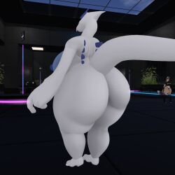 big_ass big_breasts breasts bubble_butt female ferialexonar huge_ass huge_breasts lugia nipples pokemon pokemon_(species) tagme thick_ass thick_thighs wide_hips