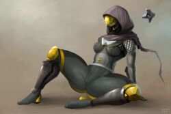 1ambiguous 1girls bodysuit breasts bungie cameltoe cropped cropped_image destiny_(game) female female_focus female_only ghost_(destiny) guardian_(destiny) helmet hunter_(destiny) presenting_pussy pussy_outline razyda777 sitting skin_tight solo_focus spread_legs tight_clothing