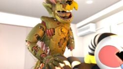 3d afton air_conditioner animatronic butt butt_grab duo five_nights_at_freddy's five_nights_at_freddy's_6 freddy_fazbear's_pizzeria_simulator hand_on_butt indoors marionette_(fnaf) puppet_(fnaf) robot scottgames scraptrap security_puppet_(fnaf) source_filmmaker william_afton