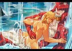 2boys anal anal_sex anthro anthro_on_human anthro_on_male anthro_penetrating anthro_penetrating_human ass bara big_ass big_penis blonde_hair blue_eyes blush breath_of_the_wild cowboy_position cum cum_in_ass cum_inside cum_on_ass cum_on_balls cum_on_body cum_on_lower_body cum_on_thighs cum_on_upper_body cum_while_penetrated cumshot diphallia diphallism excessive_cum feet_out_of_frame foreskin full_body gay hand_on_ass handsfree_ejaculation human human_on_anthro human_penetrated light-skinned_male light_skin link link_(breath_of_the_wild) looking_pleasured male male/male male_focus male_nipples male_only male_penetrated male_penetrating male_penetrating_male messy_hair multi_penis muscles muscular muscular_anthro muscular_arms muscular_male nipples nude nude_male oa_reeeere one_eye_closed open_mouth partially_retracted_foreskin pecs penis pink_nipples projectile_cum red_skin rereezhang retracted_foreskin riding_penis shark_humanoid shark_teeth sidon_(zelda) the_legend_of_zelda uncircumcised uncut wet wet_skin yaoi