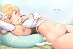 lumine (genshin impact) from genshin impact by kimoshi