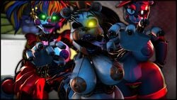 3d arms_behind arms_behind_back baby_(fnafsl) bear bear_ears big_breasts big_nipples black_body black_skin breasts busty_lefty cheek_bulge cheek_spots cheeks circus_baby circus_baby_(fnaf) cosmic_trance covering_crotch covering_pussy curvy depth_of_field five_nights_at_freddy's forked_tongue freckles freddy_fazbear's_pizzeria_simulator glowing_eyes green_eyes hat heart-shaped_pupils heart_eyes huge_breasts large_breasts large_nipples large_thighs leftina_(officalleftina) lips lipstick long_hair looking_at_viewer metal_hair metallic_body metallic_hair molten_freddy multicolored_hair open_mouth photoshop pink_cheeks plastic_body plastic_hair ponytail puffy_nipples purple_lipstick reaching_out reaching_towards_viewer red_cheeks rust scrap_baby scrap_baby_(cosmic_trance) scrap_baby_(fnaf) sharp_teeth skirt snake_tongue source_filmmaker thick_thighs thighhighs thighs tongue_out watermark white_body white_eyes white_pupils white_skin wire wire_hair wires yellow_eyes zentaisfm