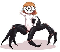 glasses illymation nude red_hair small_breasts spider_girl tagme youtube youtuber