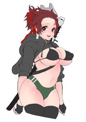 female tanjirou from demon slayer by taiga (pixiv)