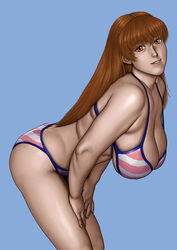 big_breasts breasts busty curvy dead_or_alive female female_focus female_only hourglass_figure karma-laboratory kasumi_(doa) long_hair pose posing red_hair solo tagme tecmo voluptuous wide_hips