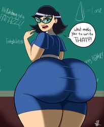 ass_in_dress big_ass big_butt cartoon_network disgusted eleanor_butterbean green-tinted_eyewear huge_ass huge_butt jarsman_(artist) sunglasses tagme teacher the_grim_adventures_of_billy_and_mandy thick_ass thick_thighs tight_skirt tinted_eyewear