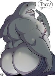 animal_humanoid anthro ass bara bara_ass bara_tiddies bara_tits big_ass big_ass_(male) big_butt big_chest big_pecs blush bubble_ass bubble_butt chubby dat_ass dat_butt dc dumptruck_ass dumptruck_butt english_text fat_ass fat_butt gigantic_chest gigantic_pecs huge_ass huge_butt huge_chest huge_pecs humanoid king_shark large_ass large_butt large_pectorals male male_focus male_only man_boobs man_breasts marine massive_ass massive_butt massive_chest massive_pecs moobs nipples pants pecs plump_ass plump_butt round_ass round_butt shark superchub the_suicide_squad topless trashtoonz