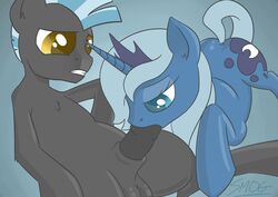 equine friendship_is_magic horse my_little_pony pony princess_luna_(mlp) smog smooth_skin thunderlane_(mlp) unicorn