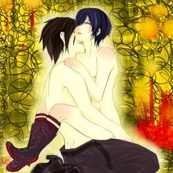 2boys ciel_phantomhive kuroshitsuji male male_only sebastian_michaelis tagme yaoi