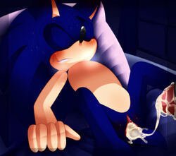 after_sex cum cum_in_pussy cum_leaking cuntboy gaping_pussy intersex jayaero penis pussy sonic_(series) sonic_the_hedgehog sweat