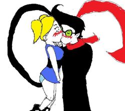 bubbles_(powerpuff_girls) cartoon_network nergal_junior powerpuff_girls straight_hair tagme the_grim_adventures_of_billy_and_mandy wagner