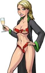 1girls 2d alcohol alcoholic_drink blonde_hair champagne champagne_glass daphne_greengrass drunk female female_only green_eyes harry_potter hogwarts hogwarts_robe hogwarts_student human innocent_witches magic nipples robe sad_crab scerg schoolgirl siserg slytherin snake_earrings snake_tattoo solo solo_female witch_(harry_potter) wizard_robe