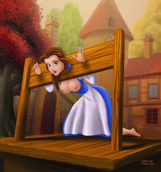 belle (beauty and the beast) from beauty and the beast (1991 film) by cabroon