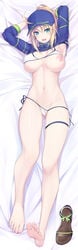 areolae armpits artoria_pendragon barefoot breasts fate_(series) feet mysterious_heroine_xx_(foreigner) naturalton navel nipples soles tagme toenails toes