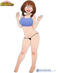 bra my_hero_academia ochako_uraraka rodjim thong