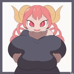 ilulu (dragon maid) from kobayashi-san chi no maidragon by plaga