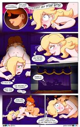 2girls anilingus areolae ass barefoot blonde_hair blush breasts brown_hair collaboration comic destikim deviantart_username english english_text feet female_only furboz looking_pleasured mario_(series) multiple_girls naked nintendo nipples nude page_23 page_number patreon_username princess_daisy princess_rosalina pussy rimjob rimming sex super_mario_bros. super_mario_galaxy text text_bubble toes twitter_username yuri